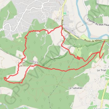 Itinéraire SR205 00, distance, dénivelé, altitude, carte, profil, trace GPS