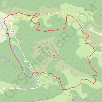 Itinéraire 20211120190522-ojF15, distance, dénivelé, altitude, carte, profil, trace GPS