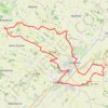 Itinéraire Autour de Samatan et Lombez, distance, dénivelé, altitude, carte, profil, trace GPS