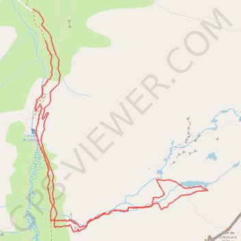 Itinéraire Etang de Caraussans, distance, dénivelé, altitude, carte, profil, trace GPS
