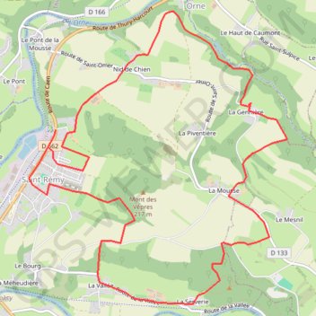 Itinéraire Le circuit des fosses d'enfer, distance, dénivelé, altitude, carte, profil, trace GPS