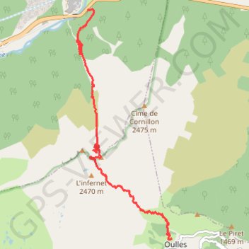 Itinéraire Grand Galbert, distance, dénivelé, altitude, carte, profil, trace GPS