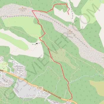 Itinéraire Saint-Vallier, distance, dénivelé, altitude, carte, profil, trace GPS