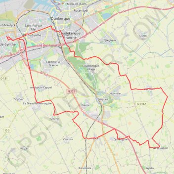 Itinéraire 2023-02-10 17:08:11, distance, dénivelé, altitude, carte, profil, trace GPS