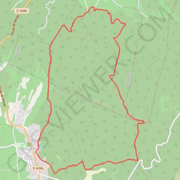 Itinéraire Le sentier botanique - Pouzilhac, distance, dénivelé, altitude, carte, profil, trace GPS