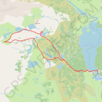 Itinéraire Les lacs des Bouillouses, distance, dénivelé, altitude, carte, profil, trace GPS