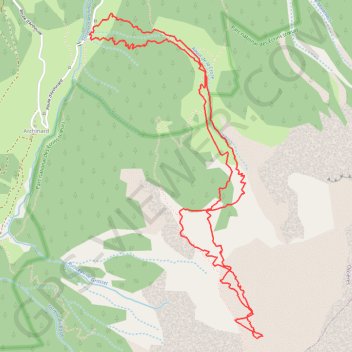 Itinéraire Aiguille d'Orcières face Nord, distance, dénivelé, altitude, carte, profil, trace GPS