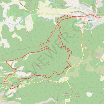 Itinéraire La citadelle, distance, dénivelé, altitude, carte, profil, trace GPS