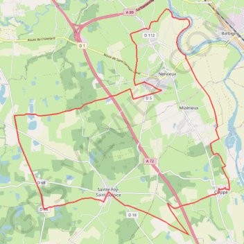 Itinéraire Marche de la Tour - Cleppé, distance, dénivelé, altitude, carte, profil, trace GPS