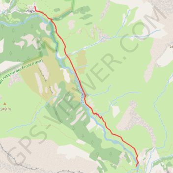 Itinéraire Saut du laire, distance, dénivelé, altitude, carte, profil, trace GPS