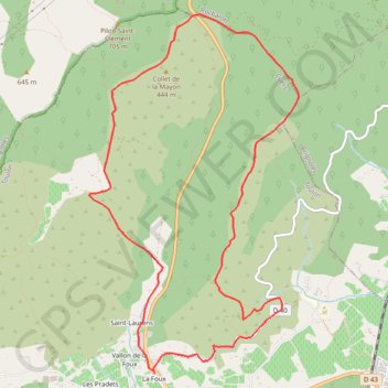 Itinéraire Pélades de Cuers, distance, dénivelé, altitude, carte, profil, trace GPS