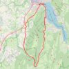 Itinéraire 09 - Tour du Semnoz, distance, dénivelé, altitude, carte, profil, trace GPS