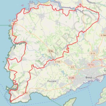 Itinéraire TRO BRO LEON CYCLO 131 KM-16644257, distance, dénivelé, altitude, carte, profil, trace GPS