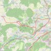 Itinéraire Sainte Marie Montbéliard avec une petite boucle, distance, dénivelé, altitude, carte, profil, trace GPS