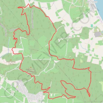 Itinéraire Chusclan-Gicon-Dent de Marcoule, distance, dénivelé, altitude, carte, profil, trace GPS