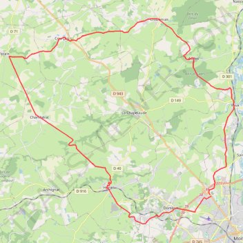 Itinéraire Samedi 26 Decembre 2015_Courcais, distance, dénivelé, altitude, carte, profil, trace GPS