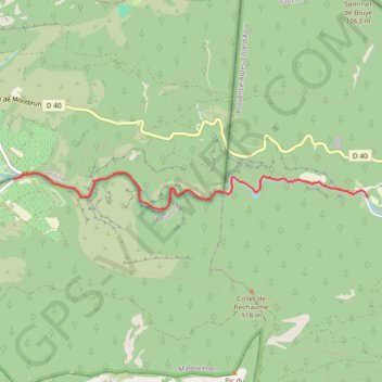 Itinéraire Les Gorges du Toulourenc, distance, dénivelé, altitude, carte, profil, trace GPS