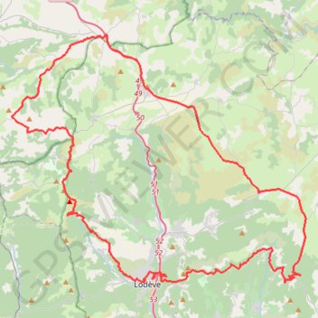 Itinéraire Le Coeur d'Hérault à vélo - Route sacrée par le balcon du Perthus, distance, dénivelé, altitude, carte, profil, trace GPS