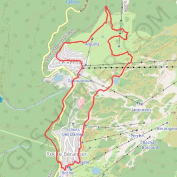 Itinéraire Tour de Chamrousse, distance, dénivelé, altitude, carte, profil, trace GPS