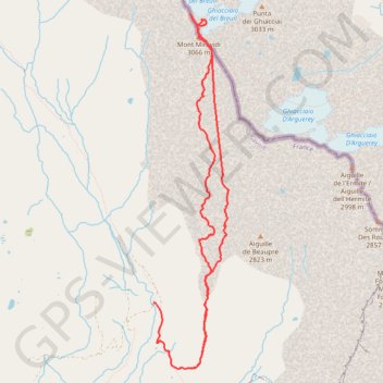Itinéraire Mont Miravidi par le col des Veis, distance, dénivelé, altitude, carte, profil, trace GPS