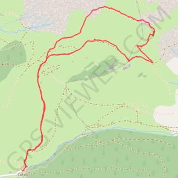 Itinéraire Valberg - La Colle, distance, dénivelé, altitude, carte, profil, trace GPS