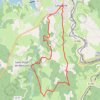 Itinéraire Gévaudan - Circuit de Sainte-Germaine, distance, dénivelé, altitude, carte, profil, trace GPS