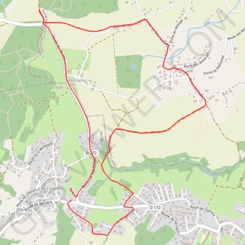 Itinéraire Balade sur le plateau de pouilly, distance, dénivelé, altitude, carte, profil, trace GPS