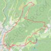 Itinéraire Autour de Saint-Claude, distance, dénivelé, altitude, carte, profil, trace GPS