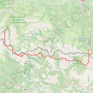Itinéraire circuit, distance, dénivelé, altitude, carte, profil, trace GPS