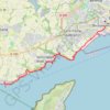 Itinéraire Sentier littoral de Plouzané à Brest, distance, dénivelé, altitude, carte, profil, trace GPS