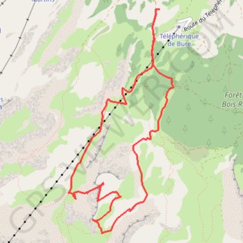 Itinéraire Tour de Corne par la traversée héroïque (Devoluy), distance, dénivelé, altitude, carte, profil, trace GPS