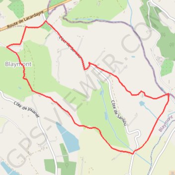 Itinéraire Blaymont, avec le pech de Beauville en point de mire - Pays de l'Agenais, distance, dénivelé, altitude, carte, profil, trace GPS