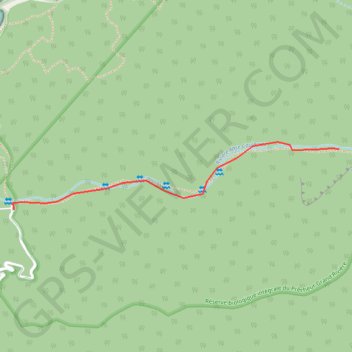 Itinéraire Cascade Couleuvre, distance, dénivelé, altitude, carte, profil, trace GPS