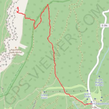 Itinéraire Tour Percée (Chartreuse), distance, dénivelé, altitude, carte, profil, trace GPS