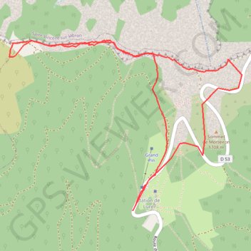 Itinéraire Lure en raquettes, distance, dénivelé, altitude, carte, profil, trace GPS