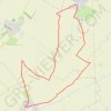 Itinéraire Noreuil - Riencort les Cagnicourt, distance, dénivelé, altitude, carte, profil, trace GPS