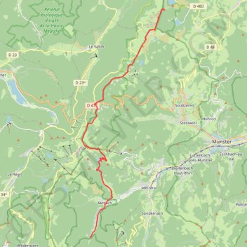 Itinéraire Route planned by LocusMap web planner, distance, dénivelé, altitude, carte, profil, trace GPS