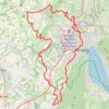 Itinéraire Belle boucle autour d'Annecy - 5454 - UtagawaVTT.com, distance, dénivelé, altitude, carte, profil, trace GPS