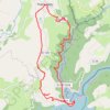 Itinéraire Balade à la presqu'île de Laussac - Thérondels, distance, dénivelé, altitude, carte, profil, trace GPS