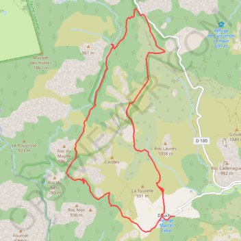 Itinéraire Une belle Randonnée guidée au départ de Douch, distance, dénivelé, altitude, carte, profil, trace GPS