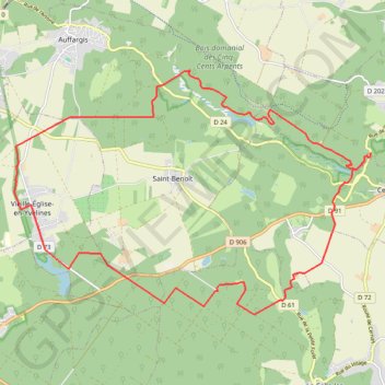Itinéraire Les Vaux de Cernay - Vieille-Église-en-Yvelines, distance, dénivelé, altitude, carte, profil, trace GPS
