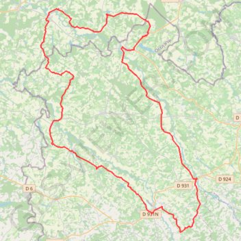 Itinéraire 🚴 Trace ,boucle de l'Armagnac, distance, dénivelé, altitude, carte, profil, trace GPS
