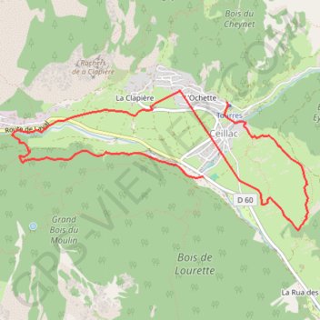 Itinéraire Le Clos des Oiseaux, distance, dénivelé, altitude, carte, profil, trace GPS