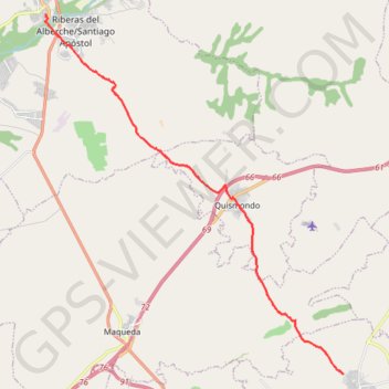 Itinéraire SE18-Noves-Escalona, distance, dénivelé, altitude, carte, profil, trace GPS