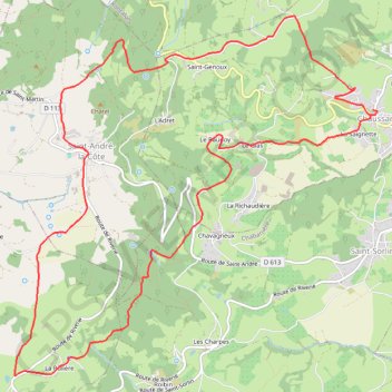 Itinéraire Chaussan Brûle Fer, distance, dénivelé, altitude, carte, profil, trace GPS