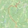 Itinéraire Crêtes des Vosges - De Schallern à Sainteinlebach, distance, dénivelé, altitude, carte, profil, trace GPS