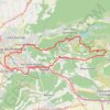 Itinéraire D'Aix-en-Provence à Cézanne, distance, dénivelé, altitude, carte, profil, trace GPS