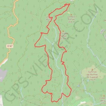 Itinéraire Saint Raphaël, distance, dénivelé, altitude, carte, profil, trace GPS
