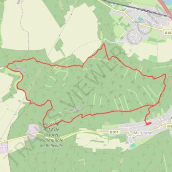 Itinéraire Marbache, distance, dénivelé, altitude, carte, profil, trace GPS
