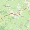 Itinéraire Finieyrols - Aubrac, distance, dénivelé, altitude, carte, profil, trace GPS